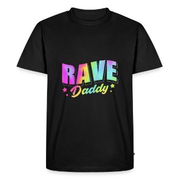 Rave Raver Techno music Techno bass Mischpult - Männer Premium Bio T-Shirt - Schwarz - Vorne - Nico (187cm)