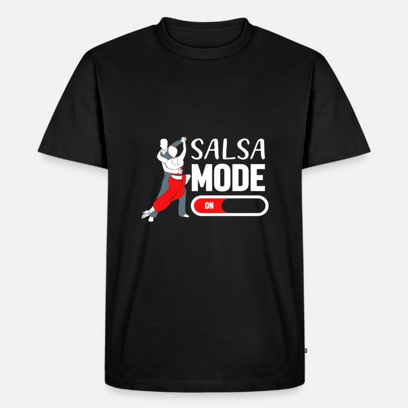 Danseuse de salsa Danseuse - T-shirt Premium bio Homme - noir