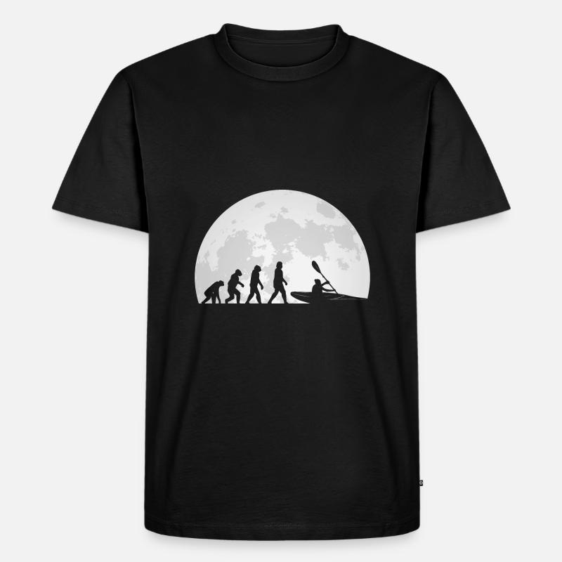 Kayaking Kayaking Evolution - Men's Premium Organic T-Shirt - black