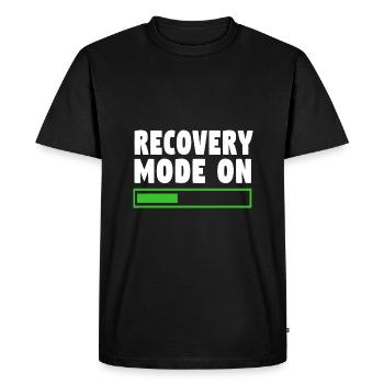 Fracture de l’os du bras - T-shirt Premium bio Homme - noir - Devant - Nico (187cm)