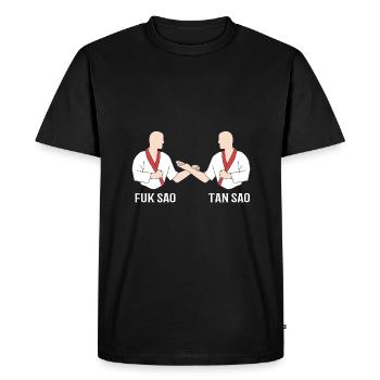 Wing Chun - T-shirt Premium bio Homme - noir - Devant - Nico (187cm)