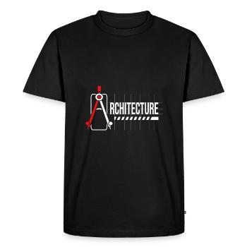 Architect Architecture - Men's Premium Organic T-Shirt - black - Front - Nico (187cm)