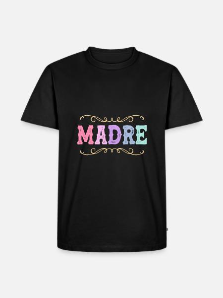 Latina Mutter Latino - Männer Premium Bio T-Shirt - Schwarz