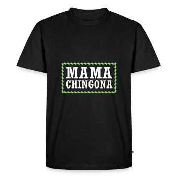 Maman latina - T-shirt Premium bio Homme - noir - Devant - Nico (187cm)