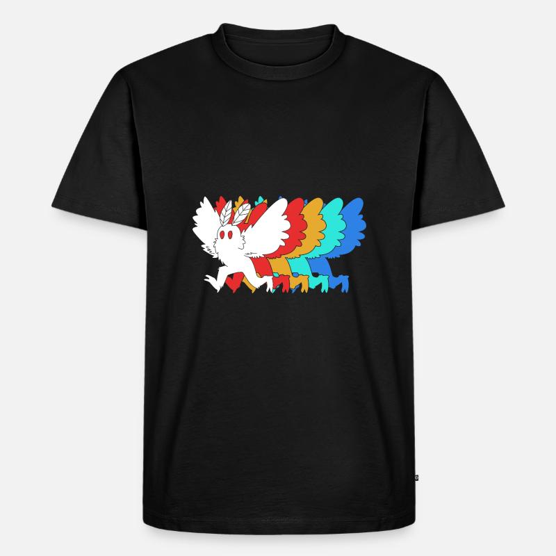 Mottenmann - Männer Premium Bio T-Shirt - Schwarz