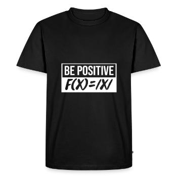 Mathematics - Men's Premium Organic T-Shirt - black - Front - Nico (187cm)