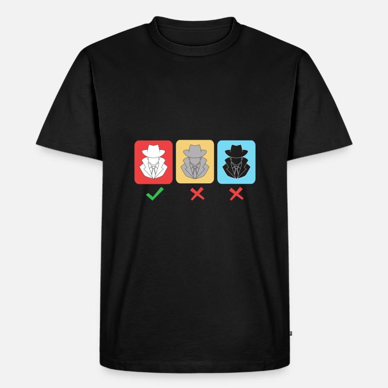 Cybersecurity Cyber Programmer Hacker - Men's Premium Organic T-Shirt - black