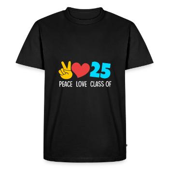 Classe de 2025 Abitur Abiturient Abitur 2025 - T-shirt Premium bio Homme - noir - Devant - Nico (187cm)