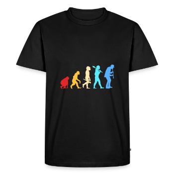 Clarinette - T-shirt Premium bio Homme - noir - Devant - Nico (187cm)