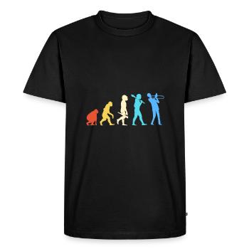 Trombone - T-shirt Premium bio Homme - noir - Devant - Nico (187cm)