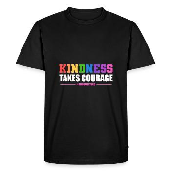Bullying - Men's Premium Organic T-Shirt - black - Front - Nico (187cm)
