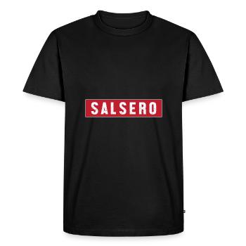 Salsa Dancer Dancer - Men's Premium Organic T-Shirt - black - Front - Nico (187cm)