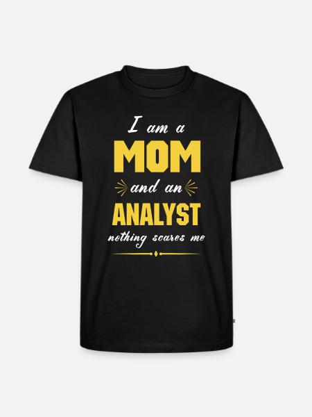 Maman analyste, maman analyste - T-shirt Premium bio Homme - noir