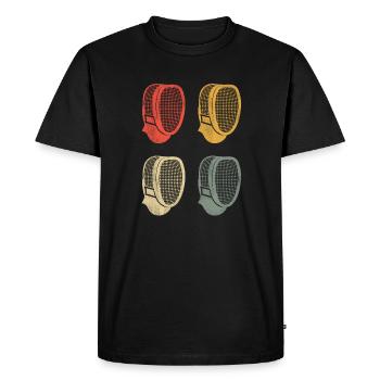 Fechter Fencer Fechtsport Fencing Fechten - Men's Premium Organic T-Shirt - black - Front - Nico (187cm)