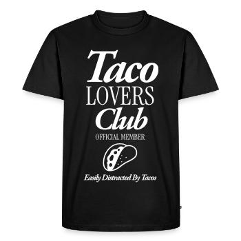 Taco Lovers CLub - T-shirt Premium bio Homme - noir - Devant - Nico (187cm)
