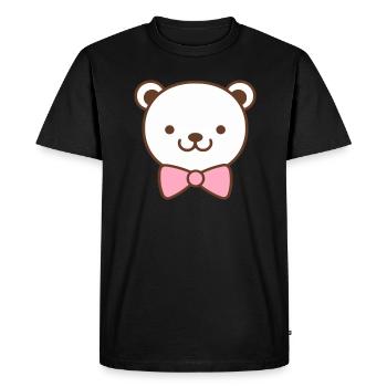 Cute Teddy Bear Teddy Bear - Men's Premium Organic T-Shirt - black - Front - Nico (187cm)