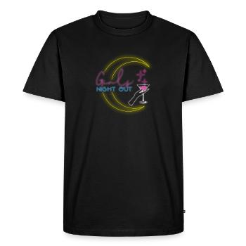 Conception de Girls Night Out pour les fans de cocktails - T-shirt Premium bio Homme - noir - Devant - Nico (187cm)