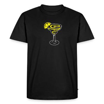 Conception de cocktail au citron Margarita pour les fans de tequila - T-shirt Premium bio Homme - noir - Devant - Nico (187cm)