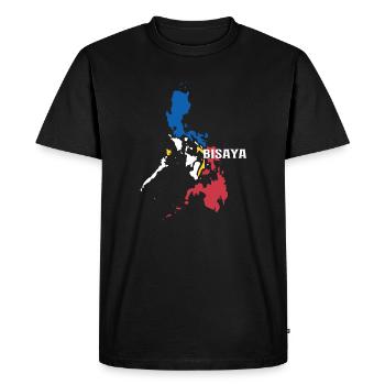 Bisaya design for Cebu Filipinos and Filipinas - Men's Premium Organic T-Shirt - black - Front - Nico (187cm)
