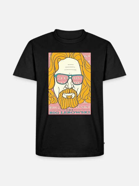 The Big Lebowski - Dude - Men's Premium Organic T-Shirt - black
