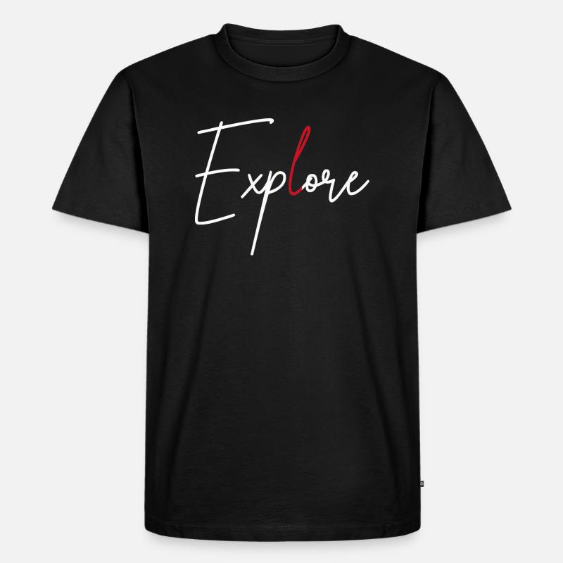 Explore - T-shirt Premium bio Homme - noir