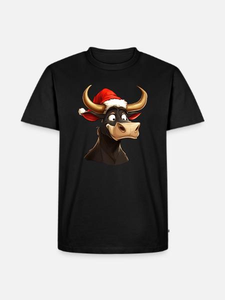 Santa Claus Taurus - Men's Premium Organic T-Shirt - black