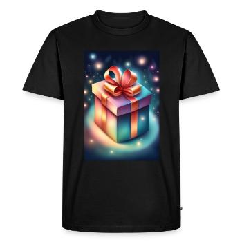 Cadeau surprise magique - T-shirt Premium bio Homme - noir - Devant - Nico (187cm)