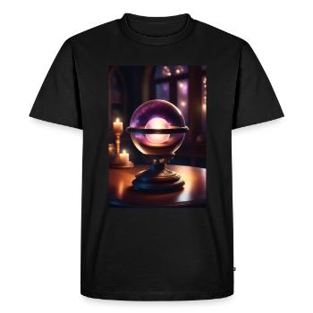 Magic crystal ball - Men's Premium Organic T-Shirt - black - Front - Nico (187cm)