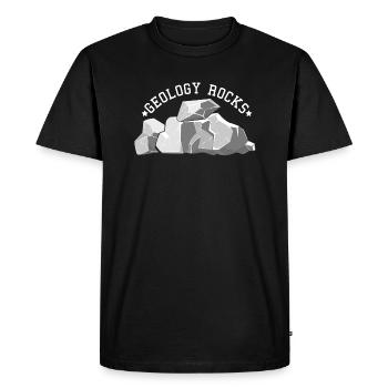 Geologe - Männer Premium Bio T-Shirt - Schwarz - Vorne - Nico (187cm)