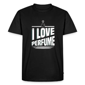 Parfüm Fragrance Perfüm Perfume Parfum Duft - T-shirt Premium bio Homme - noir - Devant - Nico (187cm)