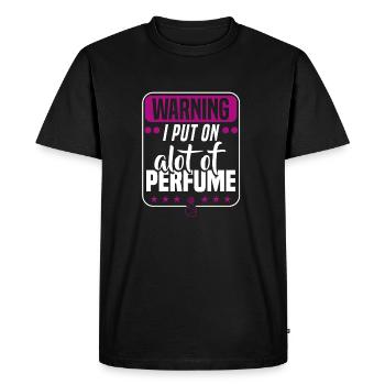 Parfüm Fragrance Perfüm Perfume Parfum Duft - T-shirt Premium bio Homme - noir - Devant - Nico (187cm)