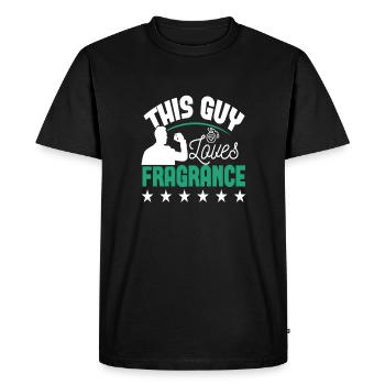 Parfüm Fragrance Perfüm Perfume Parfum Duft - T-shirt Premium bio Homme - noir - Devant - Nico (187cm)