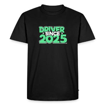 Permis de conduire 2025 Examen de conduite Examen du permis de conduire - T-shirt Premium bio Homme - noir - Devant - Nico (187cm)