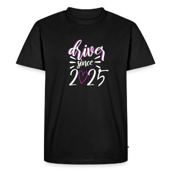 Permis de conduire 2025 Examen de conduite Examen du permis de conduire - T-shirt Premium bio Homme - noir - Devant - Nico (187cm)