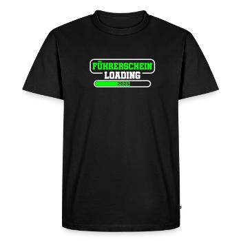 Permis de conduire 2025 Examen de conduite Examen du permis de conduire - T-shirt Premium bio Homme - noir - Devant - Nico (187cm)