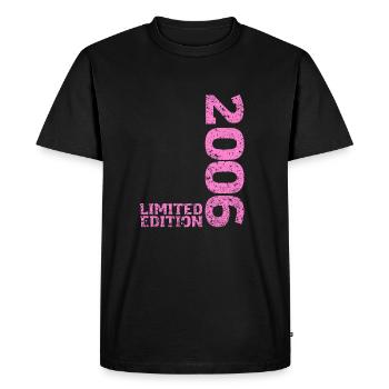 Limited Edition 2006 18th Birthday Gift - Men's Premium Organic T-Shirt - black - Front - Nico (187cm)