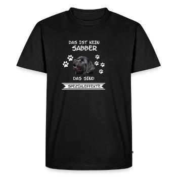 Newfoundland dog - Men's Premium Organic T-Shirt - black - Front - Nico (187cm)