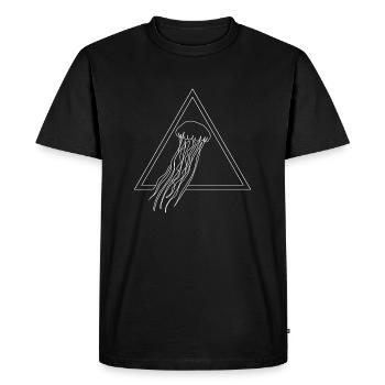 Jellyfish - Men's Premium Organic T-Shirt - black - Front - Nico (187cm)