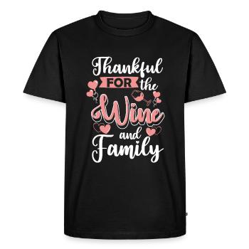 Réunion de famille Fête de réunion à la maison - T-shirt Premium bio Homme - noir - Devant - Nico (187cm)