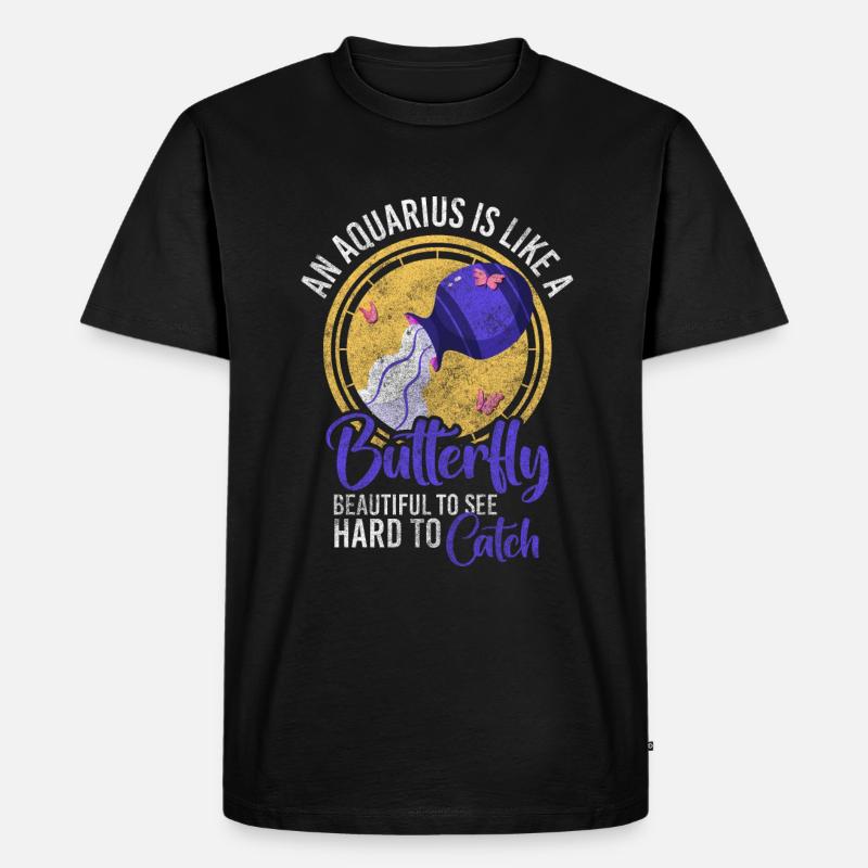 Tierkreiszeichen Sternbild - Männer Premium Bio T-Shirt - Schwarz