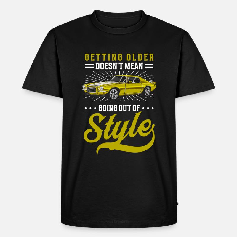 Oldtimer Mechatronics Technician Old - Men's Premium Organic T-Shirt - black