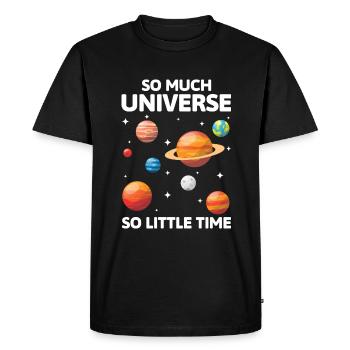 Astronomy Space Space Star - Men's Premium Organic T-Shirt - black - Front - Nico (187cm)