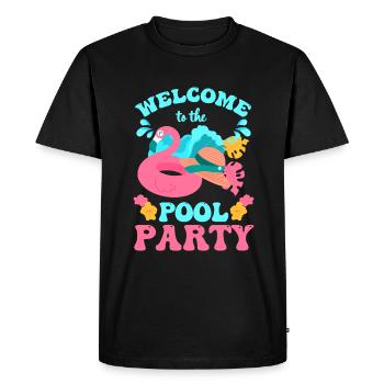 Swmming Pool Party Monster Recreation Garden Party - T-shirt Premium bio Homme - noir - Devant - Nico (187cm)