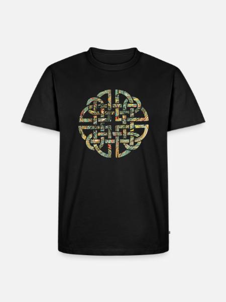 Celtic knot 8 e 200 - Men's Premium Organic T-Shirt - black
