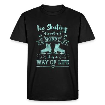 Ice Skating Rink Extreme Sports - Men's Premium Organic T-Shirt - black - Front - Nico (187cm)