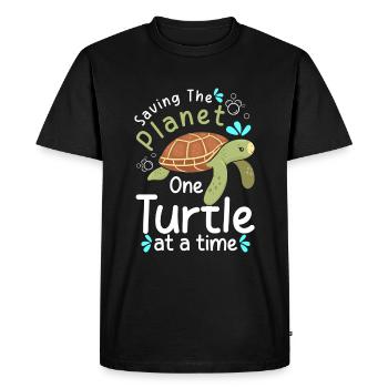 Sea Animal Nature Species Conservation - Men's Premium Organic T-Shirt - black - Front - Nico (187cm)