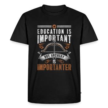 Sagittaire Hobby Cibles Flèches - T-shirt Premium bio Homme - noir - Devant - Nico (187cm)