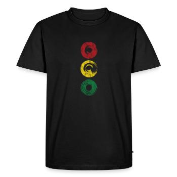 Feu trafic trafic cadeau enfants couleurs voiture colorée - T-shirt Premium bio Homme - noir - Devant - Nico (187cm)
