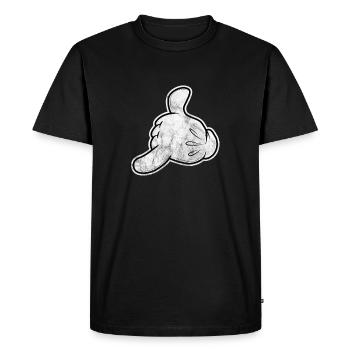 Cadeau de surfeur fête de salutation vacances Shaka Hawaii - T-shirt Premium bio Homme - noir - Devant - Nico (187cm)