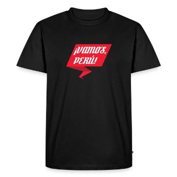 Admettez la parole cadeau de la Coupe du monde De Pérou Fan Patriot - T-shirt Premium bio Homme - noir - Devant - Nico (187cm)